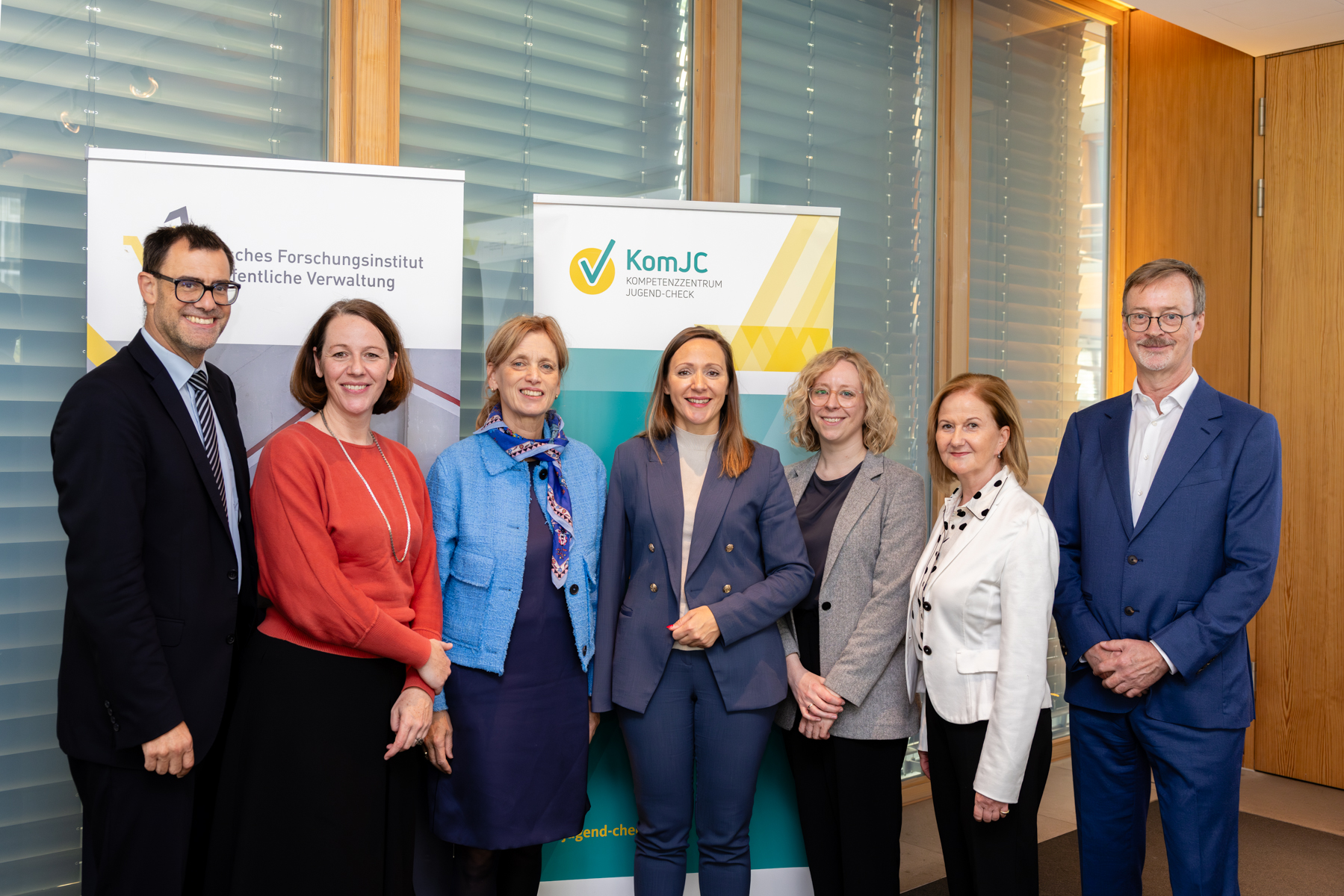 Gruppenfoto der Panelisten.